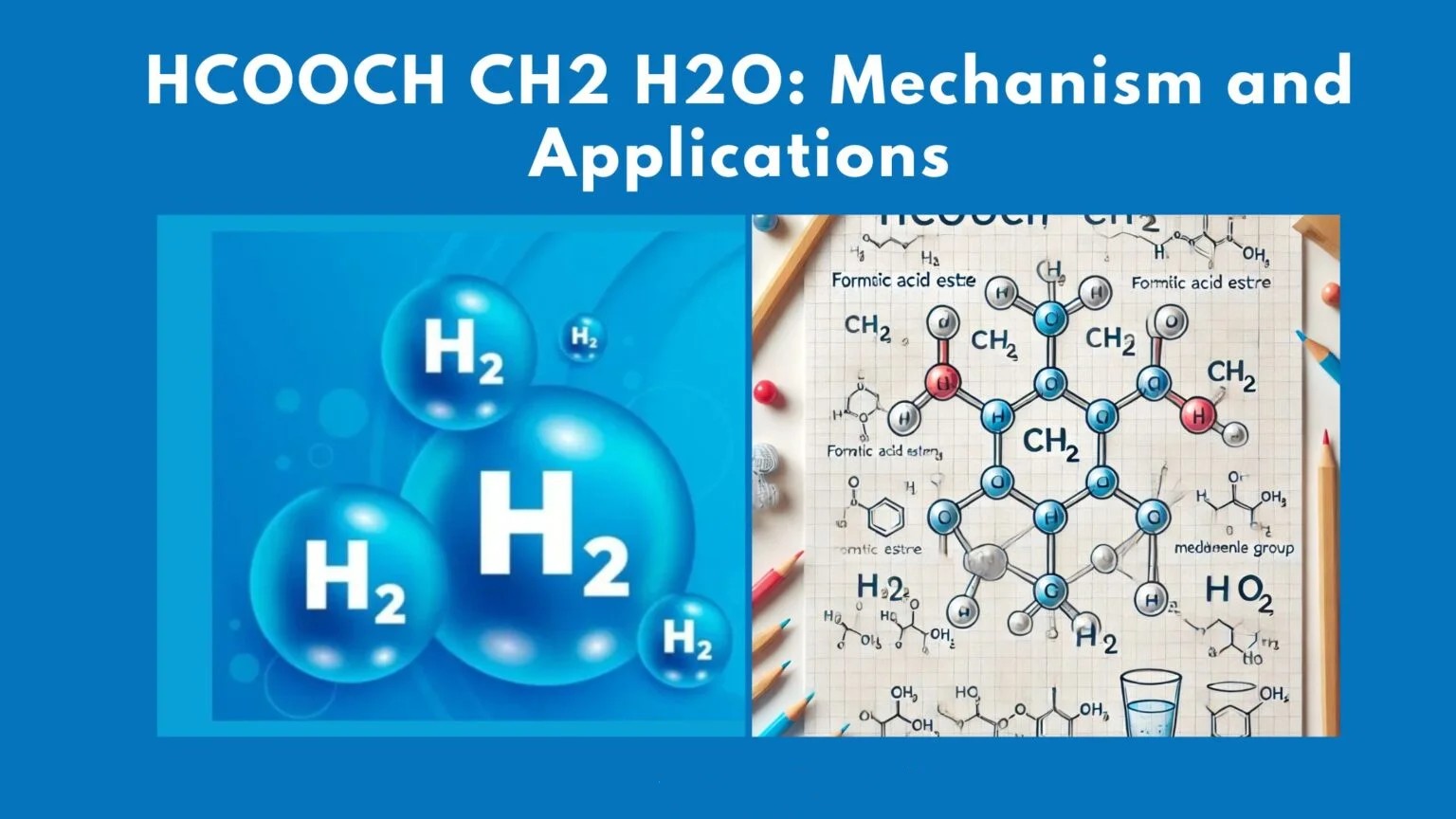 HCOOCH CH2 H2O