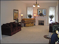 Family reading Berryhill Funeral Home obituaries together.