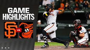 Player results from recent Orioles vs Giants game