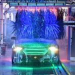 Eco-friendly equipment at a Mister Car Wash station