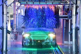 Eco-friendly equipment at a Mister Car Wash station