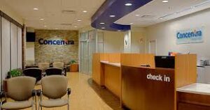 Concentra Urgent Care clinic exterior view with signage