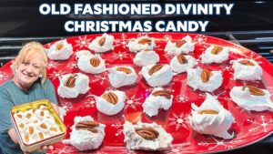 "Colorful assortment of old-fashioned candy in a vintage glass jar."